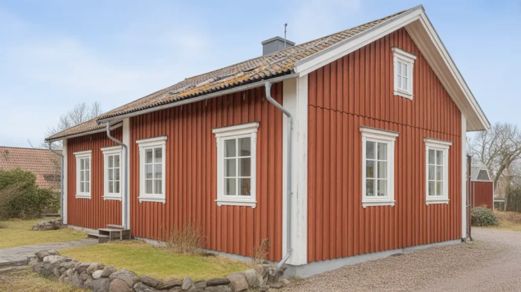 byte av tr panel och m lning av fasad i taxinge nykvarn