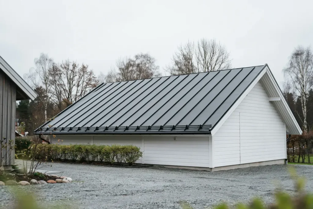 byte av garagetak till ny takpapp i taxinge nykvarn