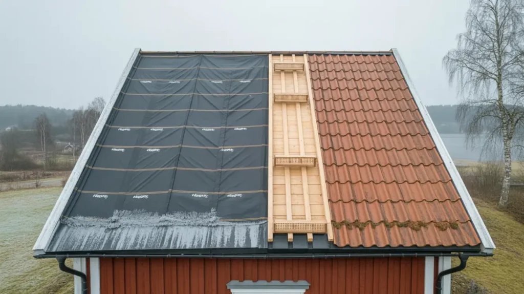 takventilation fr n takfot till nock undvik kondens m gel och isbildning p vinden